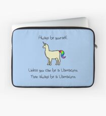 Sei immer du selbst, es sei denn du kannst ein Llamacorn sein Laptoptasche