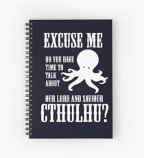 Cuaderno de espiral Nuestro Señor y Salvador Cthulhu