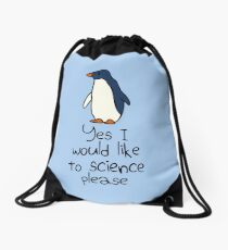 Ja möchte ich Wissenschaft bitte Pinguin Turnbeutel
