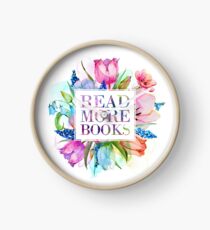 Reloj Leer más Libros Pastel