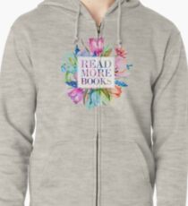 Read More Books Pastel Zipped Hoodie
