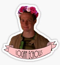 Logan Echolls flower crown Sticker