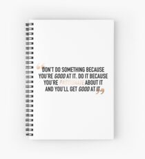 Téa Leoni Day Quote Spiral Notebook