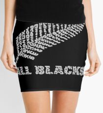 The Rugby Team "All Blacks" of New Zealand Mini Skirt