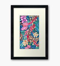 Koi Pond Framed Print
