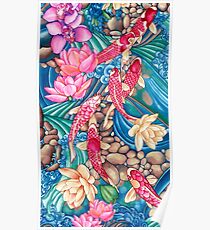 Koi Pond Poster