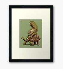 Speed is Relative Framed Print