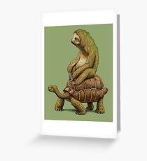 Speed is Relative Greeting Card