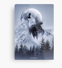 Howl with the Wolf Metal Print