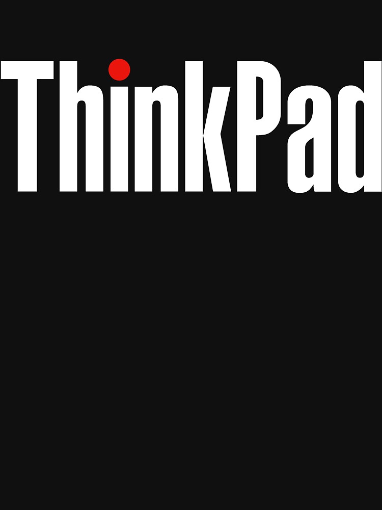  ThinkPad Logo  White T shirt by rubidium Redbubble