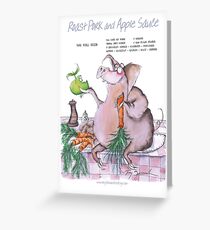Roast Pork apple sauce - tony fernandes Greeting Card
