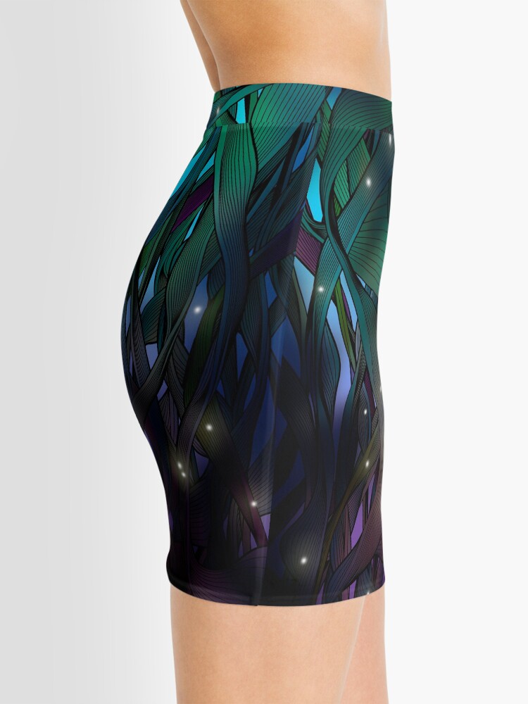 Alternate view of Nocturne (with Fireflies) Mini Skirt
