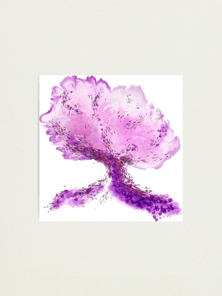 Alternate view of In another world, a tree... Photographic Print