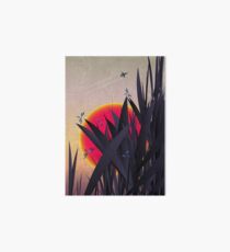 Red Heat (with Dragonflies) Art Board