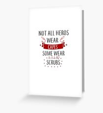 Not All Heros Greeting Card