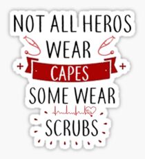 Not All Heros Sticker