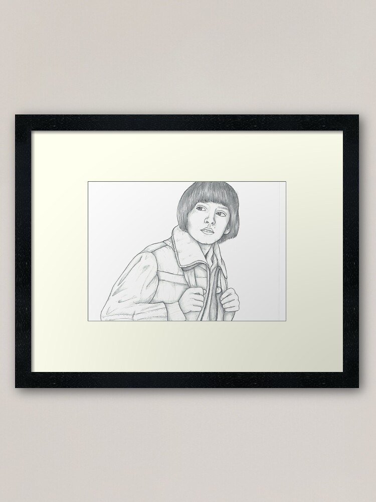 "Have You Seen Me? (Will Byers)" Framed Art Print by Artsyamateurr