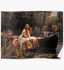 The Lady of Shallot - John William Waterhouse Poster