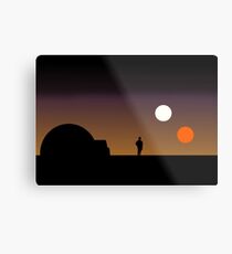 The Double Sunset... Metal Print