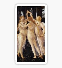 Pegatina La Primavera - Las tres gracias - Sandro Botticelli