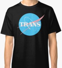 Nasa Trans Pride Logo - Flag Colors Classic T-Shirt