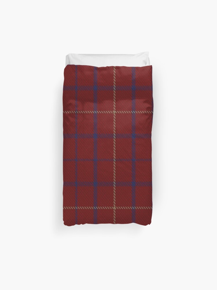 Brooks Brothers Tattersall Red Tartan Duvet Cover By Detnecs2013