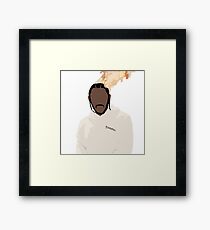 Kendrick Lamar - On Fire Framed Print