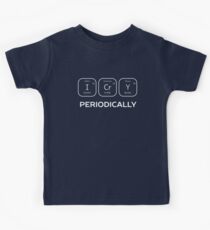 Lustige Wissenschaft Chemie Wortspiel Kinder T-Shirt