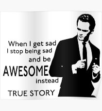himym Barney Stinson Suit Up Awesome Poster