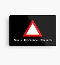 NDVH Channel 4 Red Triangle Metal Print