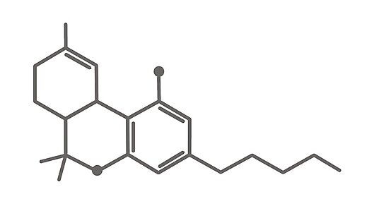 "THC Molecule " Photographic Print By Hannersgab | Redbubble