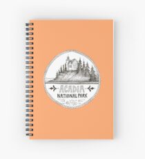 Acadia National Park Circle Spiral Notebook