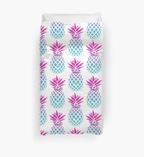 Ananas Ombre Lila Bettbezug