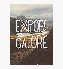 Explore Galore Photographic Print