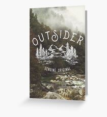 Outsider Greeting Card