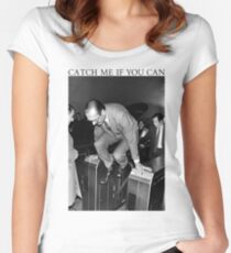 Jacques Chirac - Catch Me If You Can Women's Fitted Scoop T-Shirt