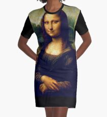 The Mona Lisa Graphic T-Shirt Dress