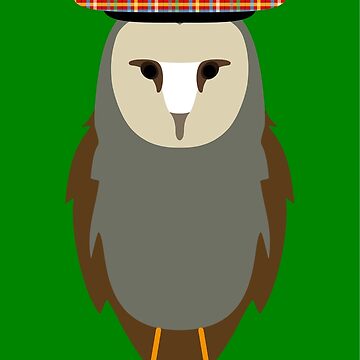 Artwork thumbnail, NDVH Owl Wearing a Tam o'Shanter by nikhorne