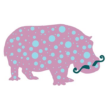 Artwork thumbnail, Hippopotamus Moustache  by Manitarka