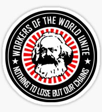 KARL MARX - WORKERS UNITE Sticker