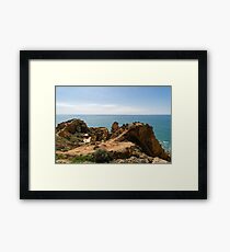 Location Location Location - the Toilet with the Most Spectacular Setting in the World Framed Print