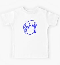 Scott Pilgrim VS the World - Have you seen a girl with hair like this...Ramona Flowers DARK BLUE Kids Tee