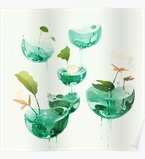 the hovering ponds. Poster