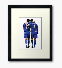 Terry and Lampard Artwork Framed Print
