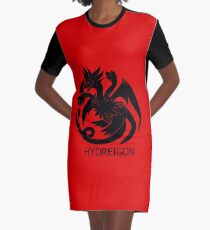 Targaryen Hydreigon Graphic T-Shirt Dress