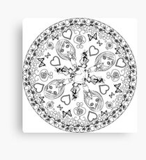 Miss Bunny's Garden - DIY Color! Canvas Print