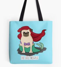 The Little Mer-Pug Tote Bag