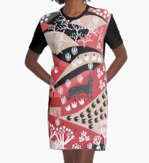 Wolfs Versprechen Land T-Shirt Kleid