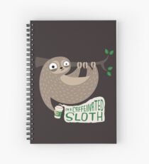 Koffeinhaltige Faultiere Spiralblock