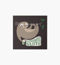 Caffeinated Sloth Art Board